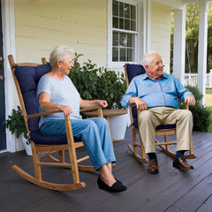Close-up of TESICA Outdoor Chair Cushion showing waterproof fabric