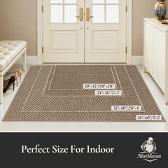 Close-up of the 3D woven surface of MatMaven doormat