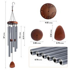 Close-up of the aluminum tubes of Bursvik wind chimes