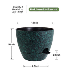 Close-up of the cotton rope and watering lip of WSMKSZ self watering pot