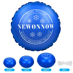 Close-up of the double Boston valve on the Newonnow Pool Pillow