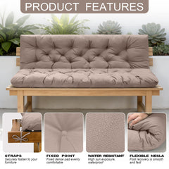 Close-up of the fabric texture of LCYY.TG Porch Swing Cushion