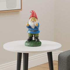 Close-up of the Gnometastic gnome showing detailed hand-painted features