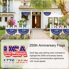 Close-up of the high-definition print on MOSADO 250th Anniversary Flag