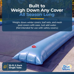Close-up of the leak-proof valve on Blue Wave water tube
