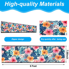 Close-up of the neoprene material of the Junkin pool handrail cover