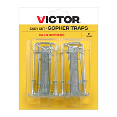 Close-up of the pincher mechanism of Victor Gopher Trap