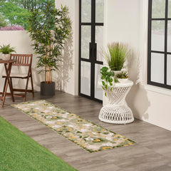 Close-up of the soft texture of Nourison Aloha Outdoor Rug