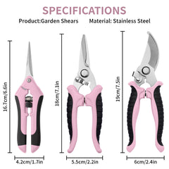 Close-up of the stainless steel blade of Drametic+ pruning shears