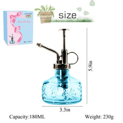 Close-up of the top pump of XXXFLOWER Glass Plant Mister