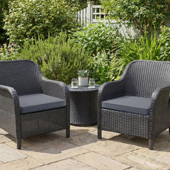 Close-up of the waterproof coating on Summsun Outdoor Chair Cushions