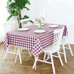 Close-up of the waterproof PVC material of the Romanstile tablecloth