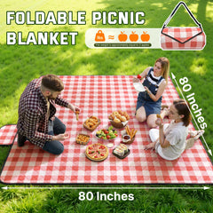 Close-up of TigeJoy picnic blanket's stitching