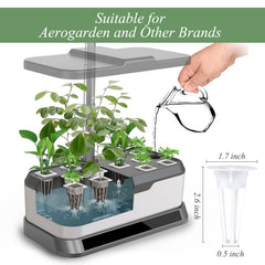 Close-up of Tigvio grow sponges and plastic baskets in the hydroponic kit