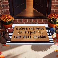 Close-up of Tinideya doormat quote design