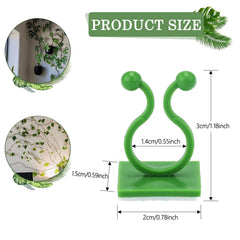 Close-up of Tmofs plant clip showing leaf design