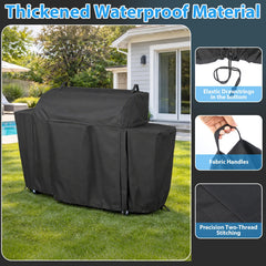 Close-up of Utheer Pellet Grill Cover seams