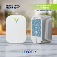 Close-up of VEYOFLY Refill Fruit Fly Trap board