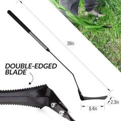 Close-up of Walensee Grass Whip handle and grip
