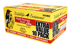 Close-up of Wildlife Sciences High Energy Suet Cake showing texture