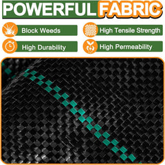 Close-up of Winisok weed barrier fabric texture