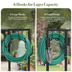 Close-up of Winpull Garden Hose Holder's anchor points