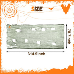 Close-up of WSFSLJWDW Halloween Creepy Cloth texture