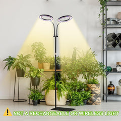 Close-up of yadoker grow light showing 144 LEDs