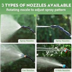 Close-up of YASIMIA Sprayer Wand with hose and filter