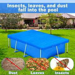 Close-up of YEXEXINM Rectangular Pool Cover material