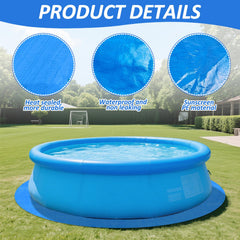 Close-up of YEXEXINM Round Pool Ground Cloth material