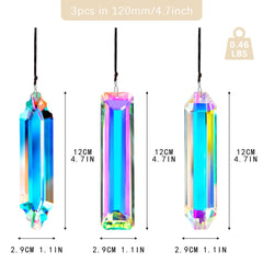 Close-up of YU FENG Crystal Suncatcher Prism in sunlight