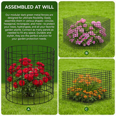 Close-up of ZEAZEA Plant Protector Cage with nylon ties