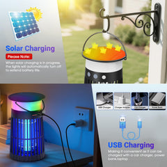 Close-up of zechuan bug zapper 360° grid design