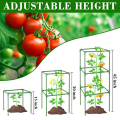 Close-up of ZeeDix tomato cage triangular base