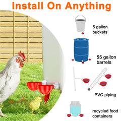 Close-up of ZenxyHoC Chicken Waterer Valve