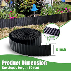 Close-up view of Quibbay garden edging showing corrugated design