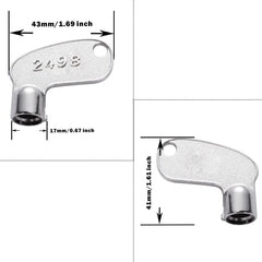 Close-up view of WAHLIN PARTS ignition key part number 8-94402498