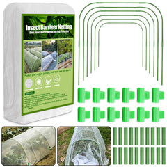 Cludoo Garden Mesh Netting Kit with netting and hoops