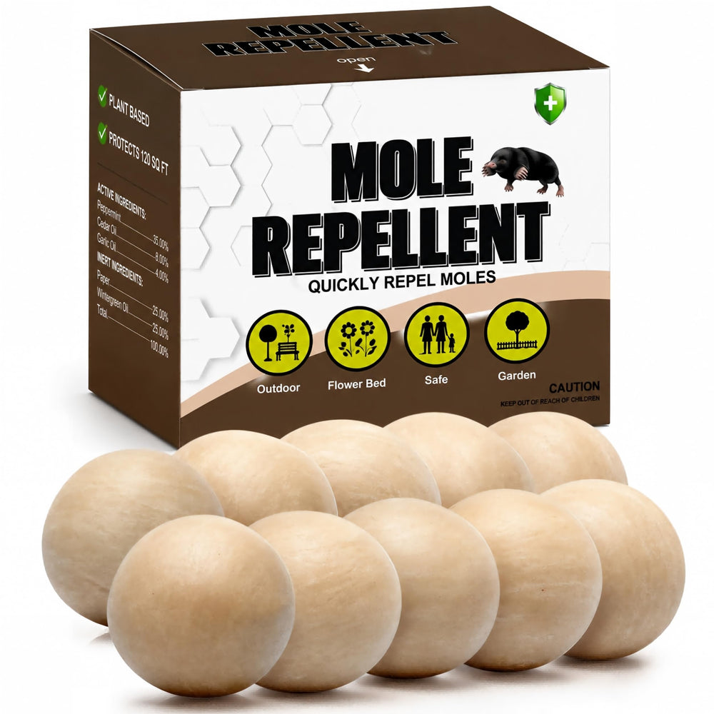 CLVDOFSS Mole Repellent 10 Pack granules front view