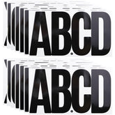 CMBBZZY 6 Inch Large Letters Sticker pack with 14 sheets