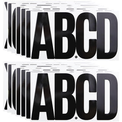 CMBBZZY 6 Inch Large Letters Sticker pack with 14 sheets