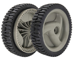CMOOD 8 inch front drive lawn mower wheel front view