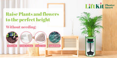 Coco pellet and liner included with Lift Kit Planter Insert