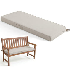 Codi Outdoor Bench Cushion 48x18 inches beige front view
