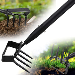 cogardenshower garden hoe with cultivator rake front view