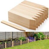 Colingmill 12-inch wooden garden stakes pack of 48