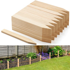 Colingmill 12-inch wooden garden stakes pack of 48
