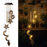 Colingmill Solar Wind Chimes with sun moon star design