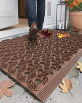 Color&Geometry Super Heavyweight TPE Welcome Mat front view